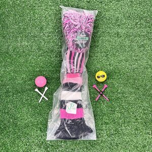 Just for Golf Pom Pom Driver Headcover Pink / White /Black HH072 Spring Gift NWT